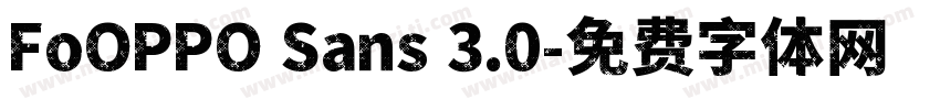 FoOPPO Sans 3.0字体转换